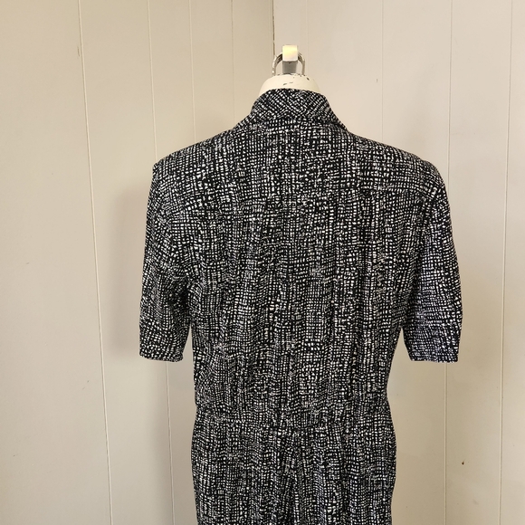 Vintage 80s Jumpsuit Dressy High Waisted Business Office Party 1990s Academia - Picture 7 of 9